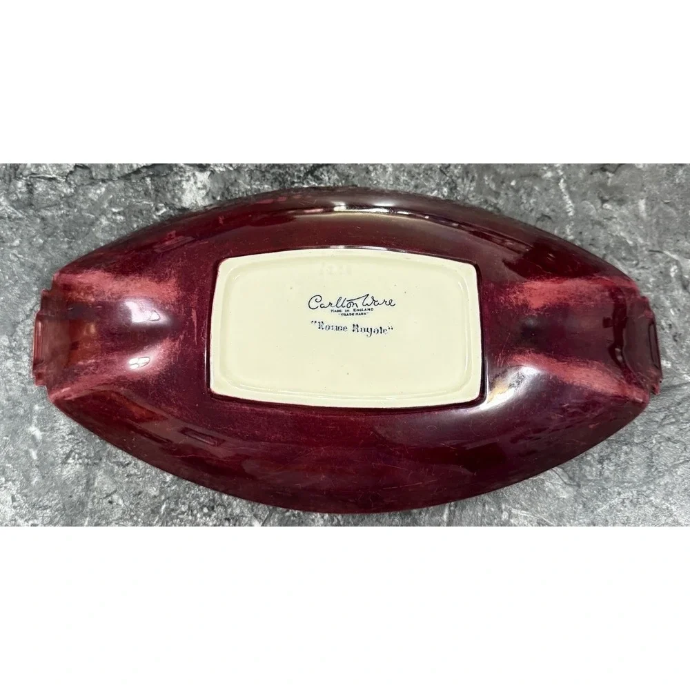 Vintage Carlton Ware Rouge Royale Made In England‎ Serving Dish Serve Ware #1236